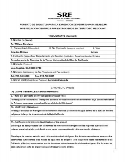 Solicitud de permiso para realizar trabajo de investigacion