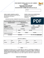 Solicitud de interinato sep