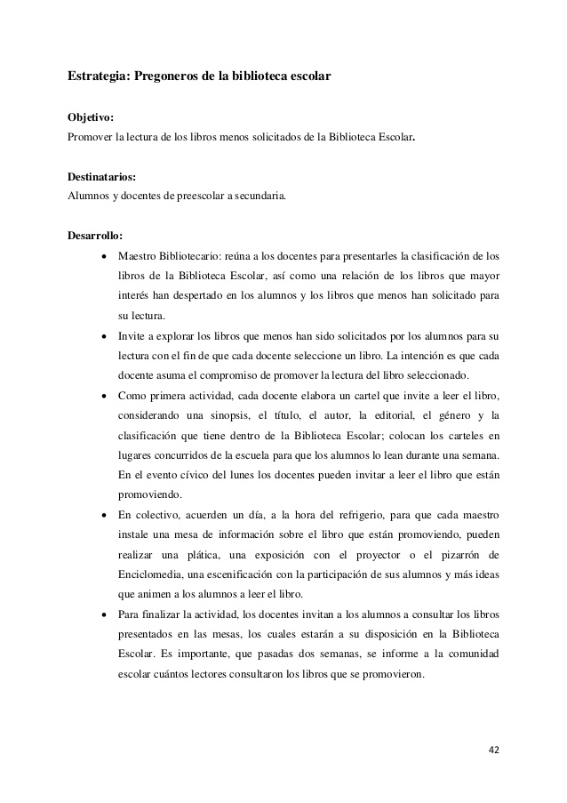 Registro de prestamo de libros preescolar