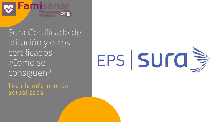 Certificado de afiliacion sura