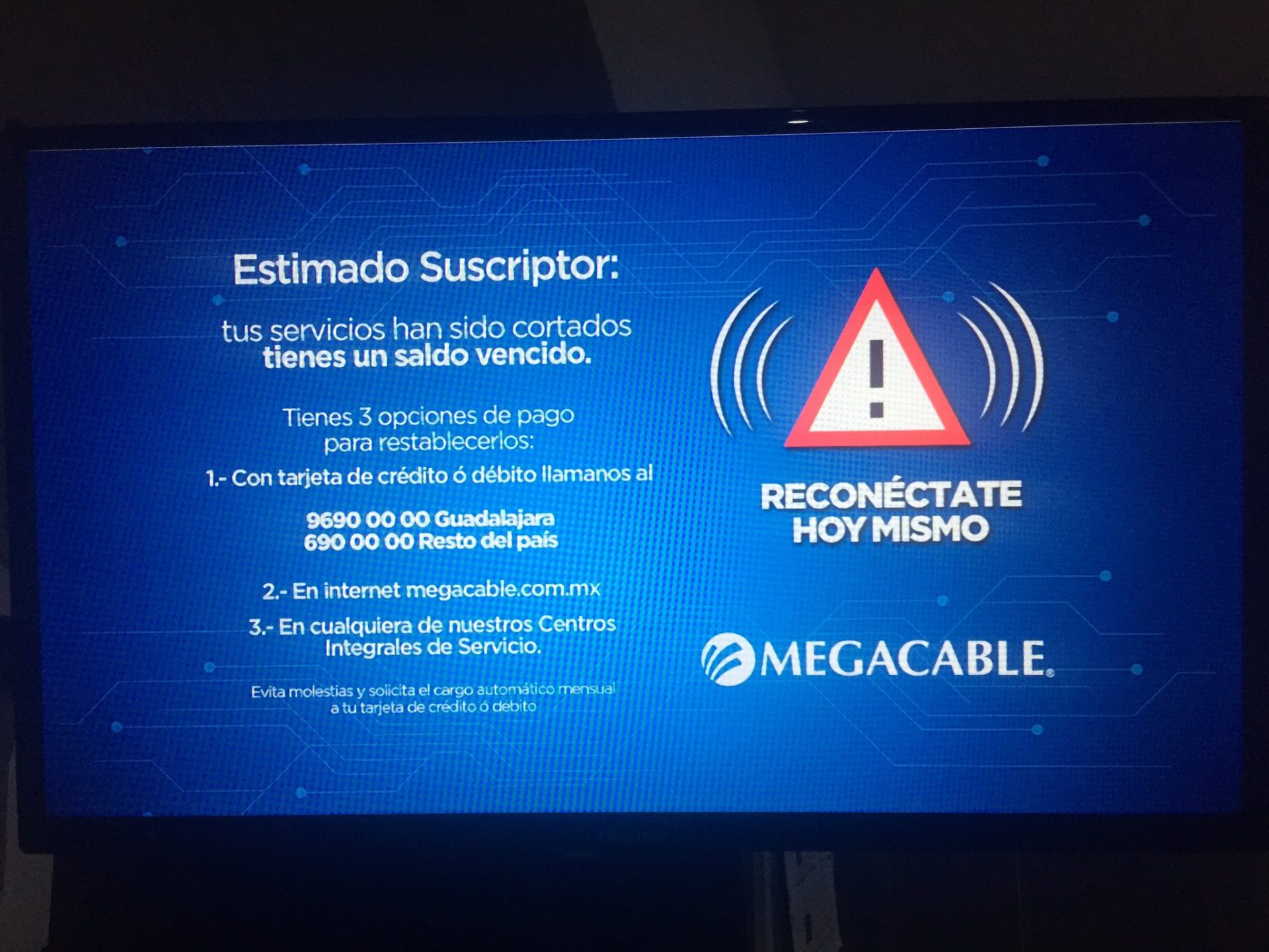Centros de pago megacable