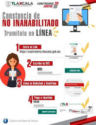 Certificado de no inhabilitación