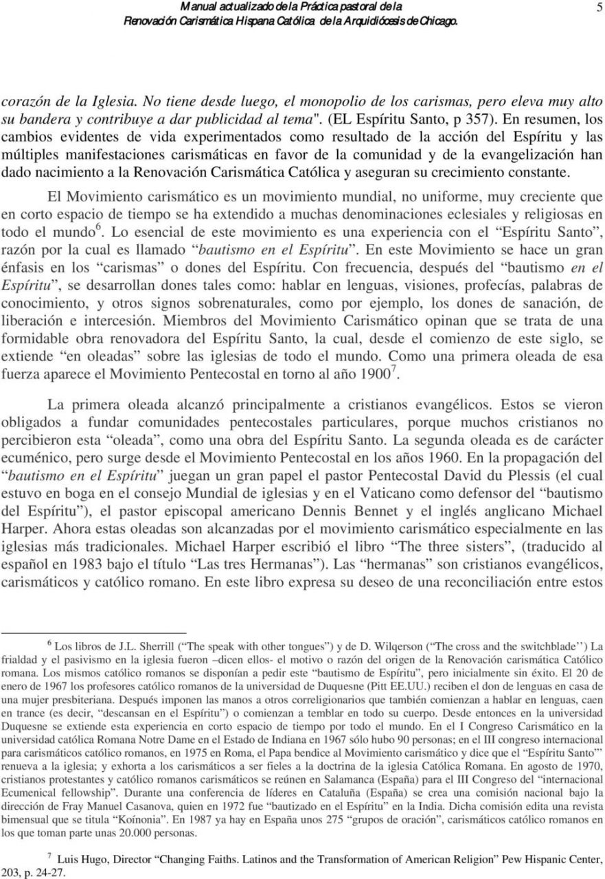 Manual de formacion basica renovacion carismatica catolica pdf