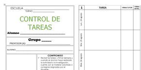 Registro de actividades diarias
