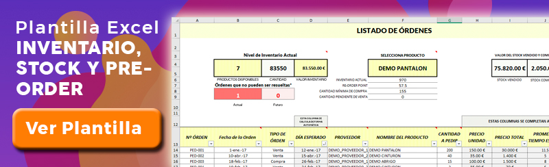 Manejo y control de inventarios
