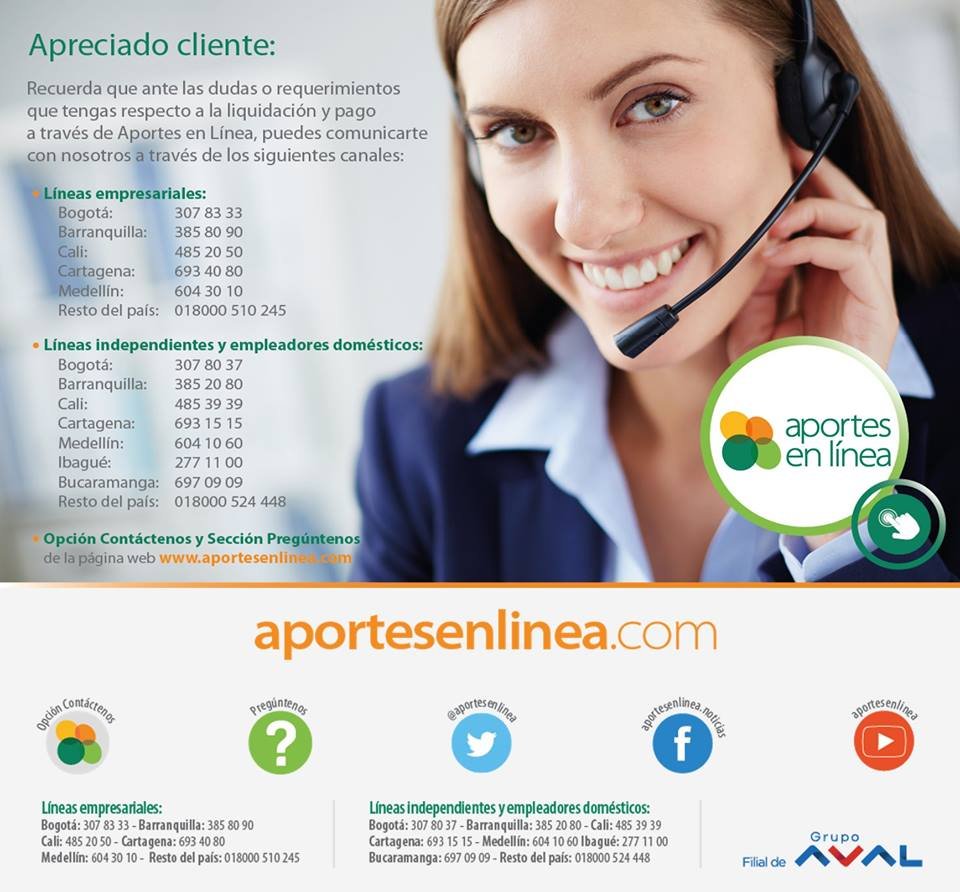 Aportes en linea barranquilla