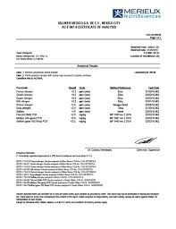 Certificado de calidad formato