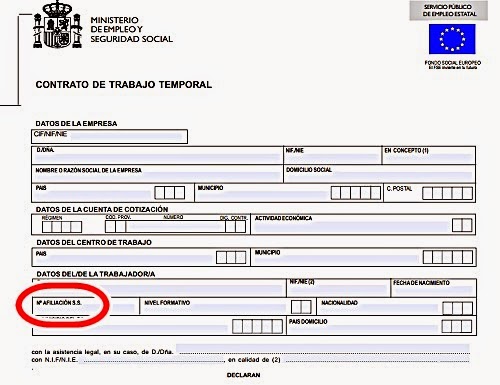 Embargo nomina seguridad social ejemplos