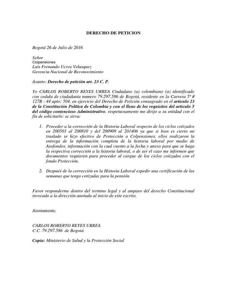 Cajanal pensiones historia laboral