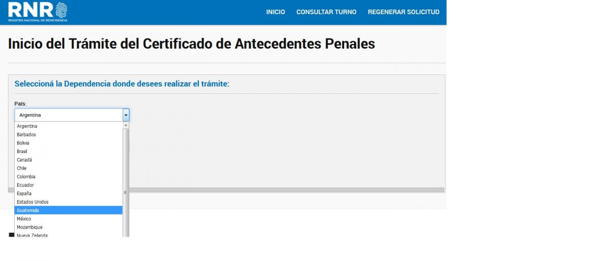 Tramitar antecedentes penales en linea