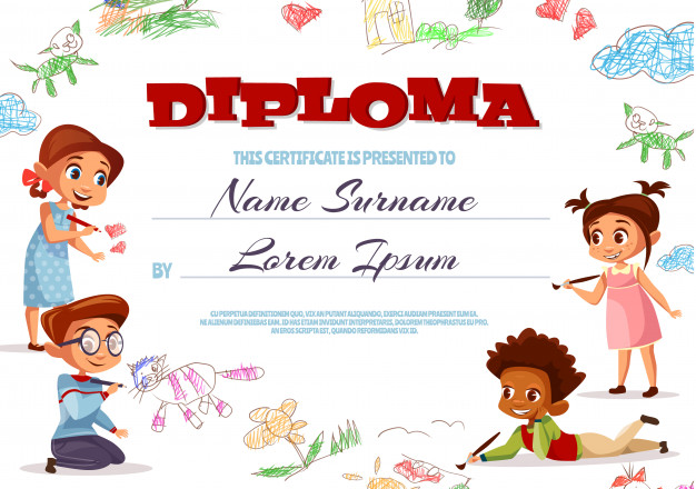 Certificado de kinder