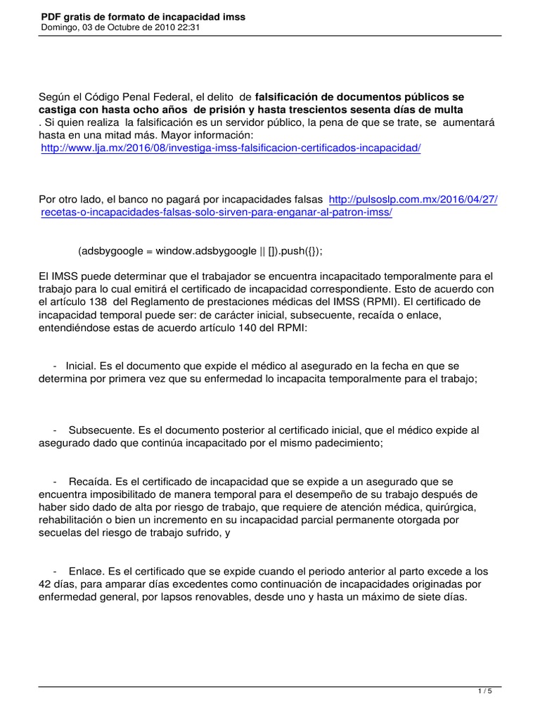 Certificado de baja del imss