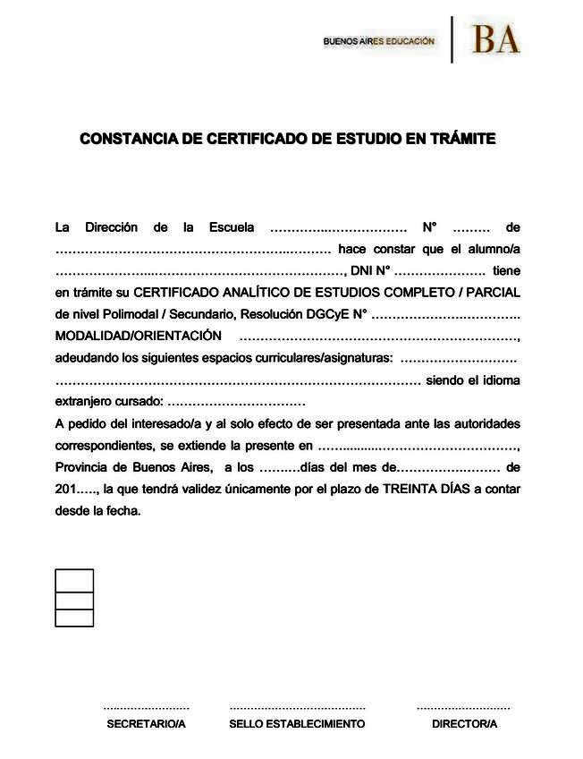Certificado de primaria pdf