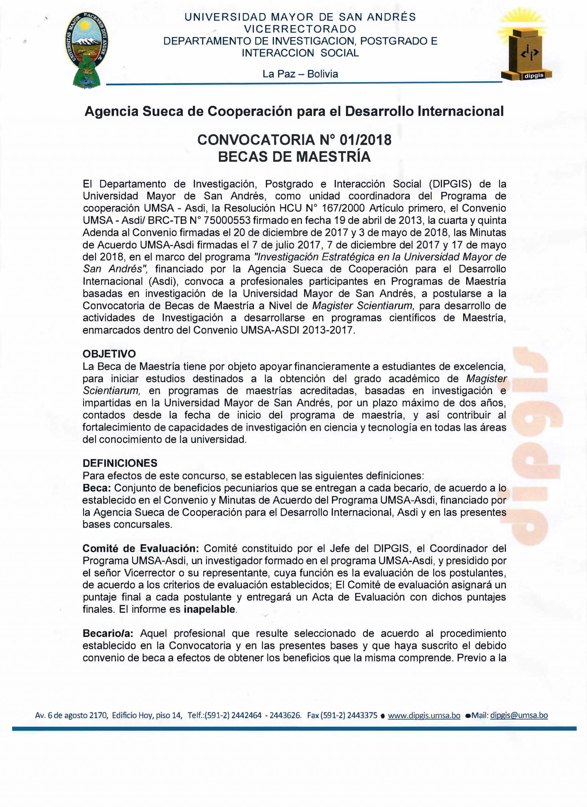 Formato de solicitud de becas 2018
