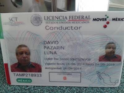 Renovacion de licencia de conducir tabasco