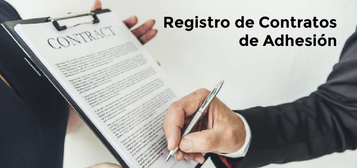 Registro de contratos de adhesión