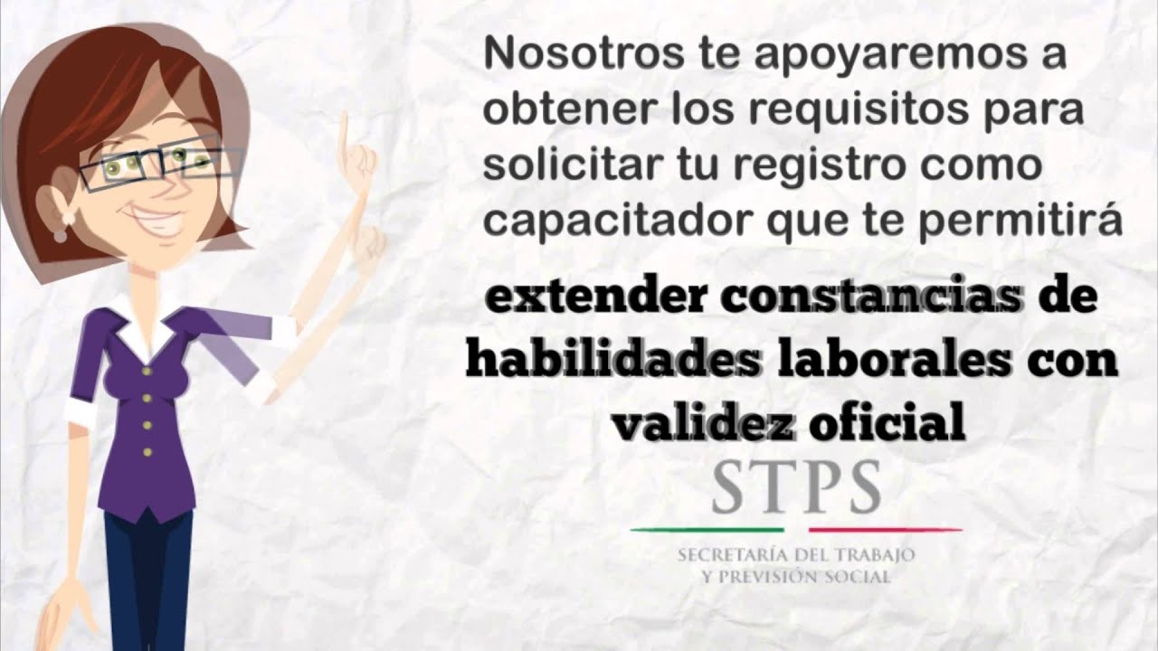 Registro de capacitadores stps