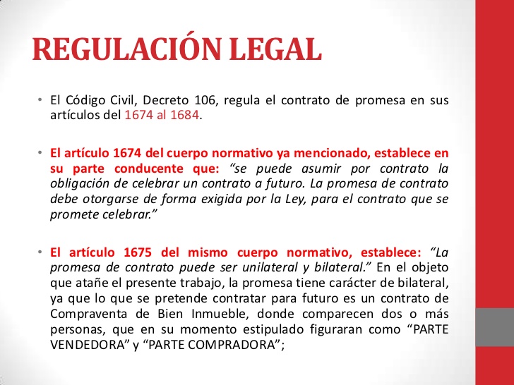 Contrato de promesa definicion