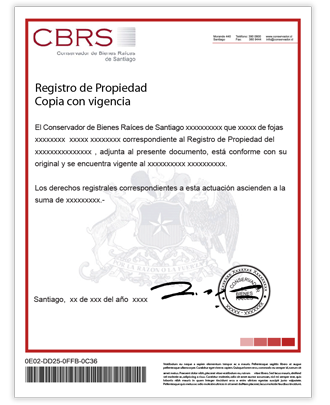 Recibo de inscripcion