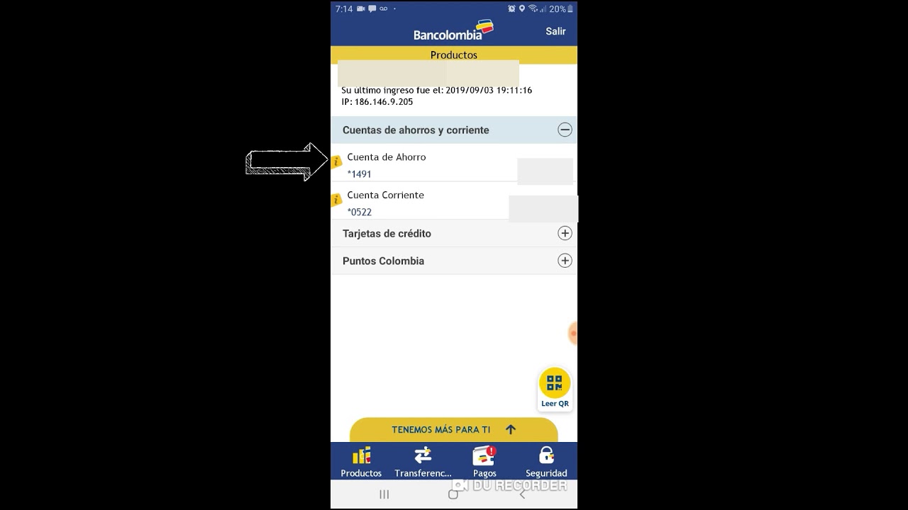 Numero cuenta corriente