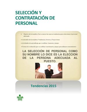 Seleccion y contratacion de personal