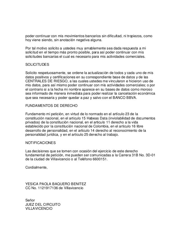 Como hacer un derecho de petición