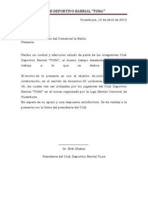 Solicitud de club deportivo mexicano