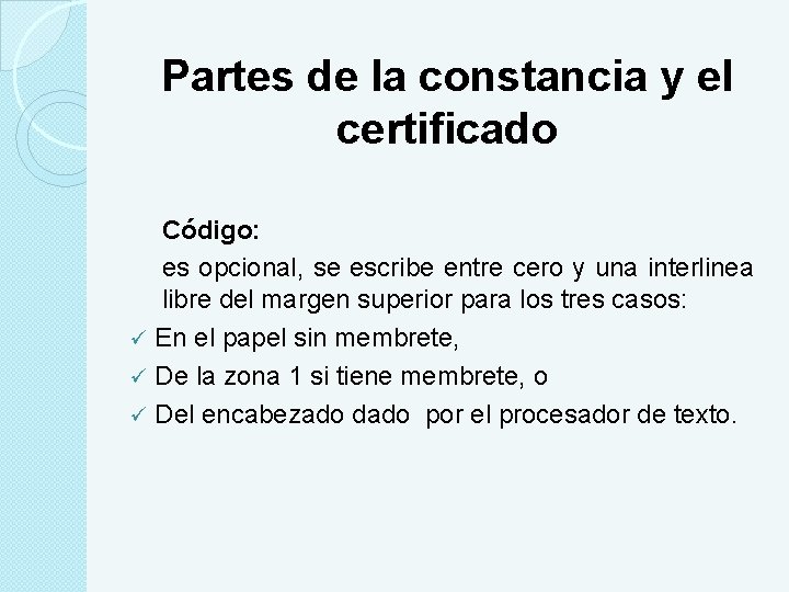 Como se escribe certificado