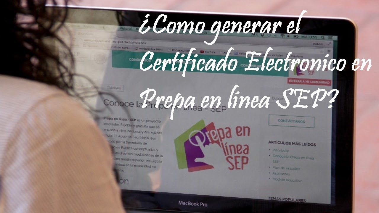 Como sacar mi certificado de prepa