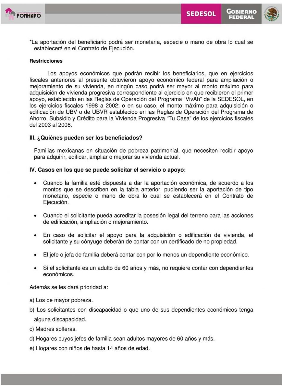Solicitud de apoyo economico al gobierno