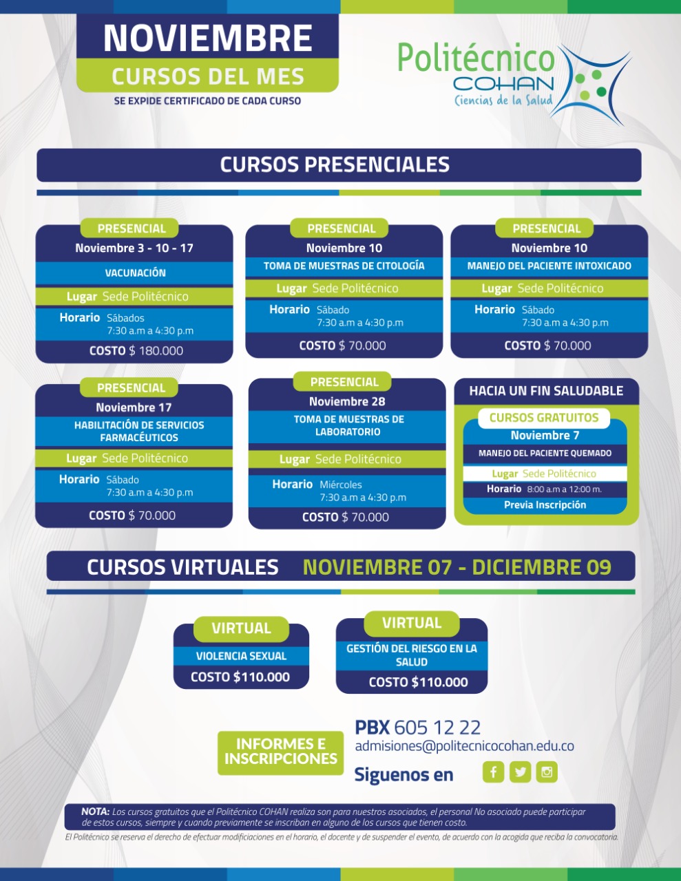 Cursos gratis en medellin
