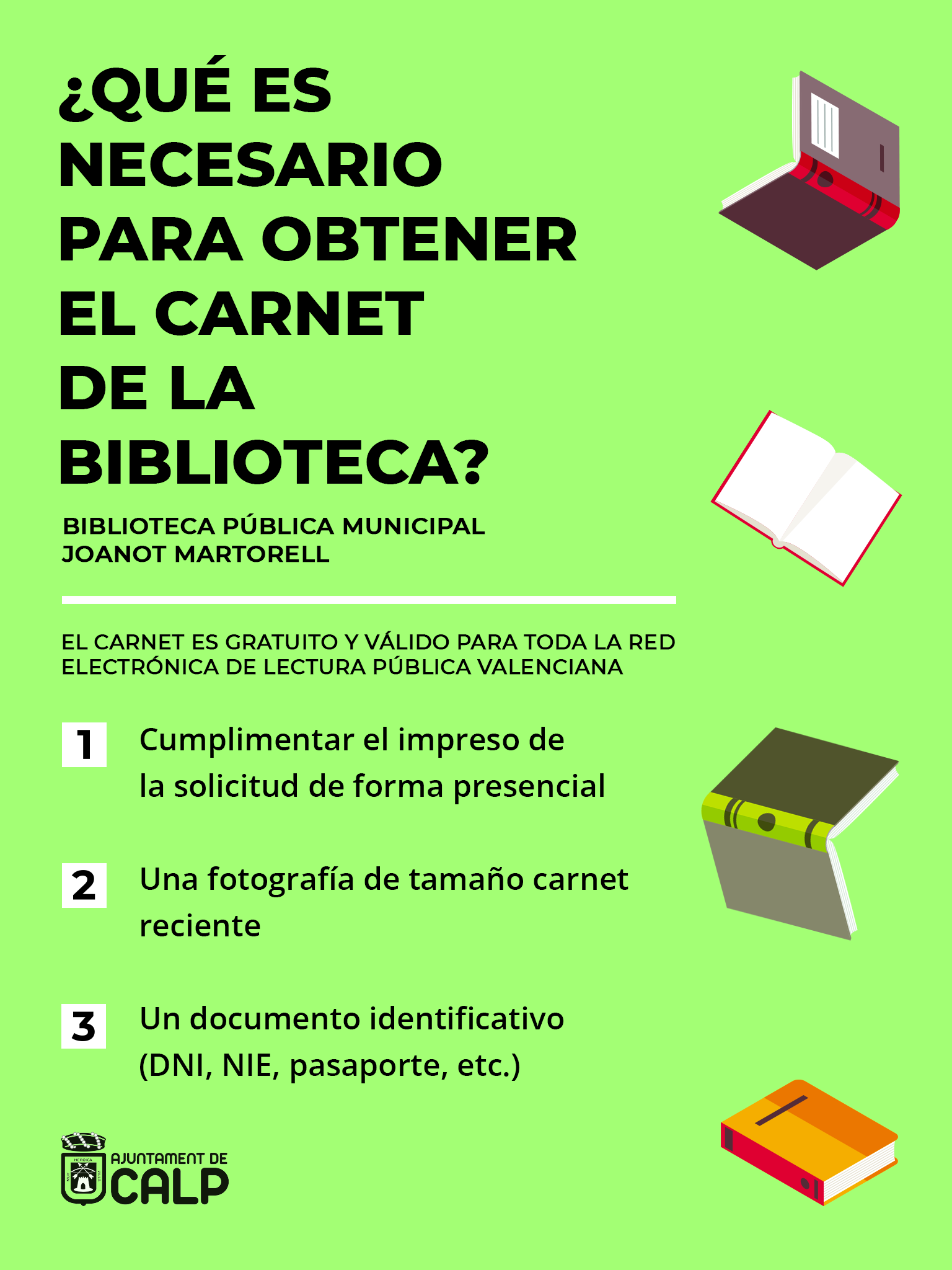 Solicitud de biblioteca publica