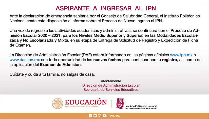 Ipn solicitud de registro