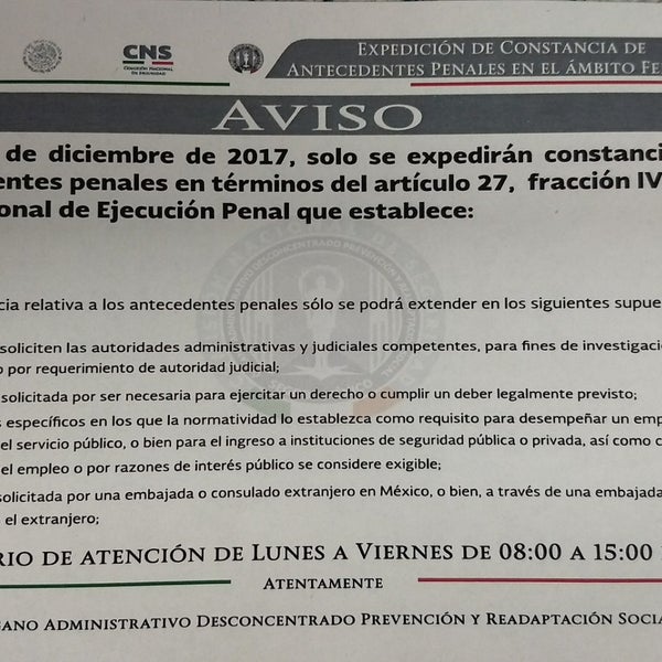 Solicitar carta de antecedentes no penales en linea