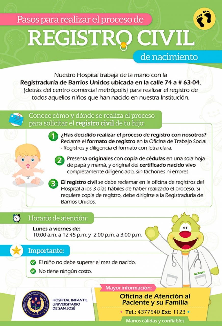 Descargar registro civil de nacimiento