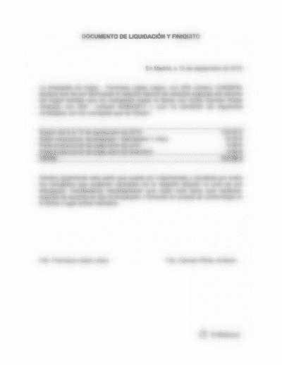 Carta de rescisión de contrato laboral
