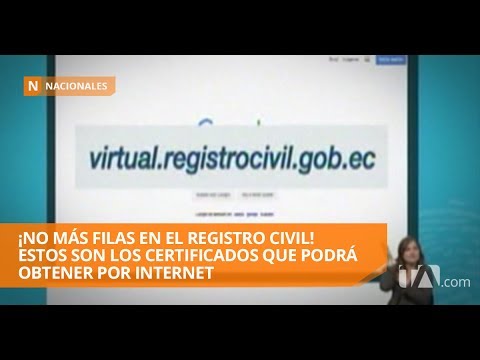 Mi registro civil por internet