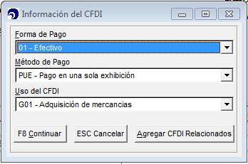 Metodo de pago y forma de pago