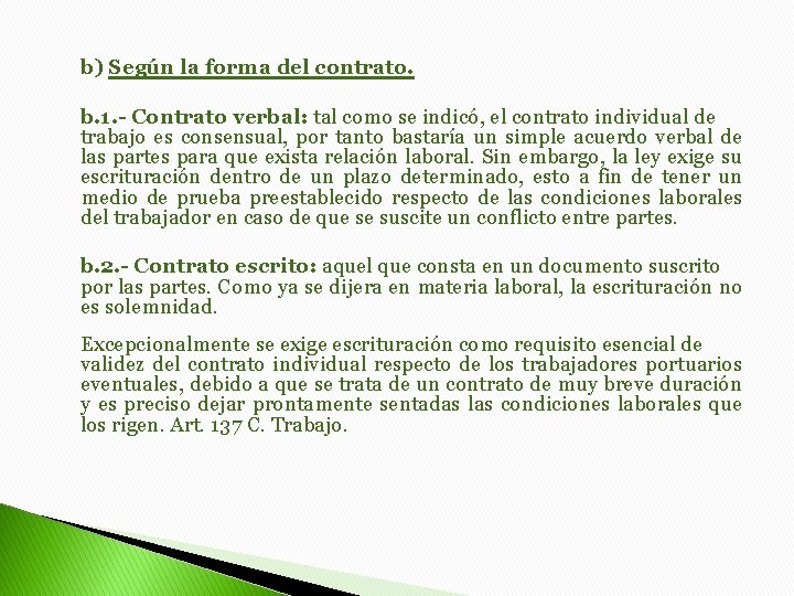 Que es contrato verbal
