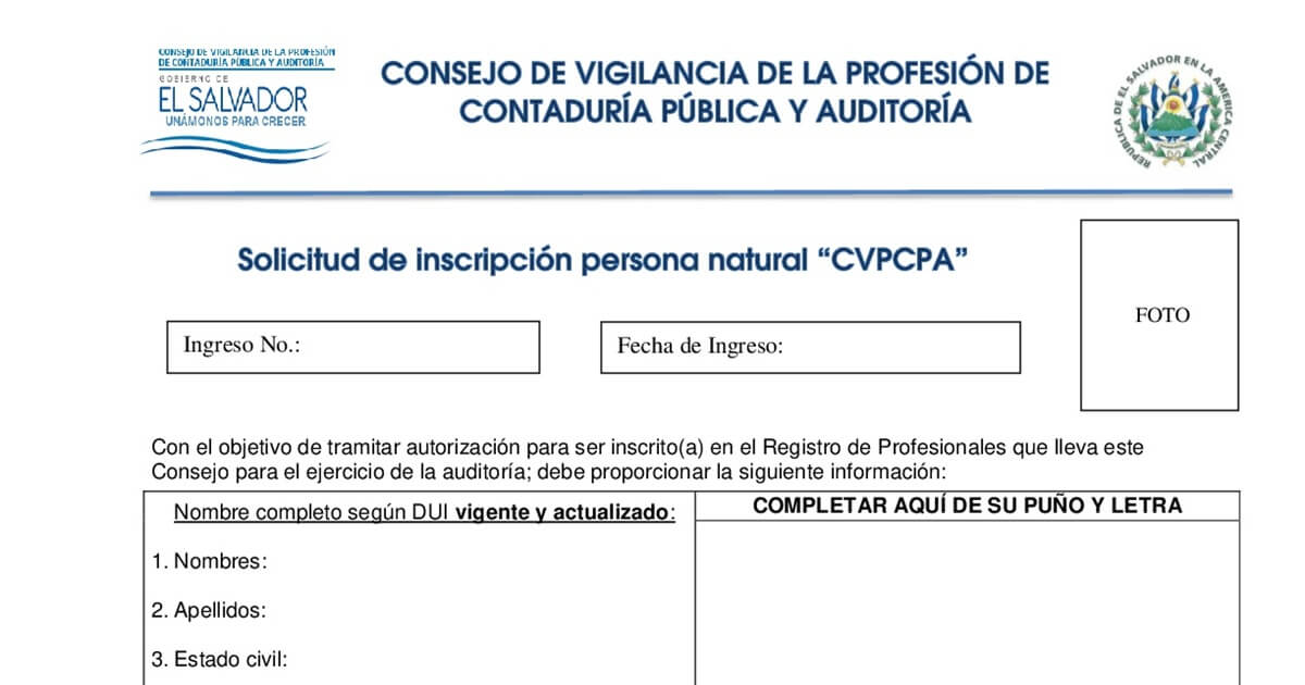 Solicitud de informacion para auditoria