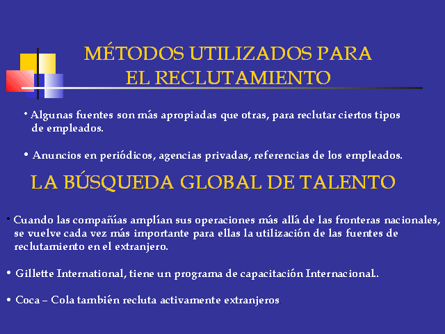 Anuncio para contratar personal