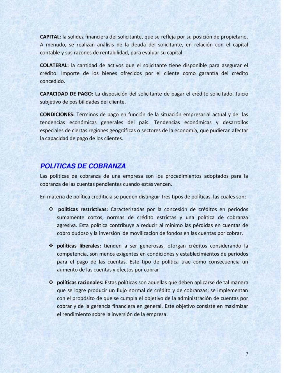 Politicas y procedimientos de cuentas por pagar