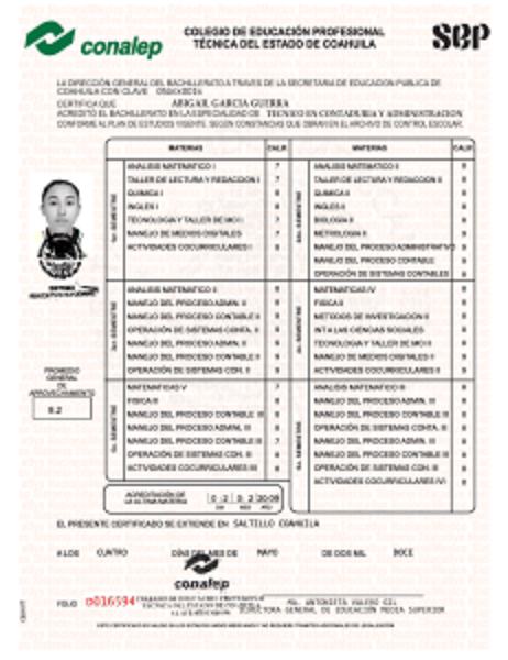Solicitud de inscripcion conalep