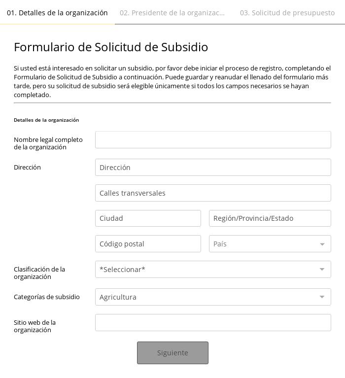 Que es un formulario de solicitud