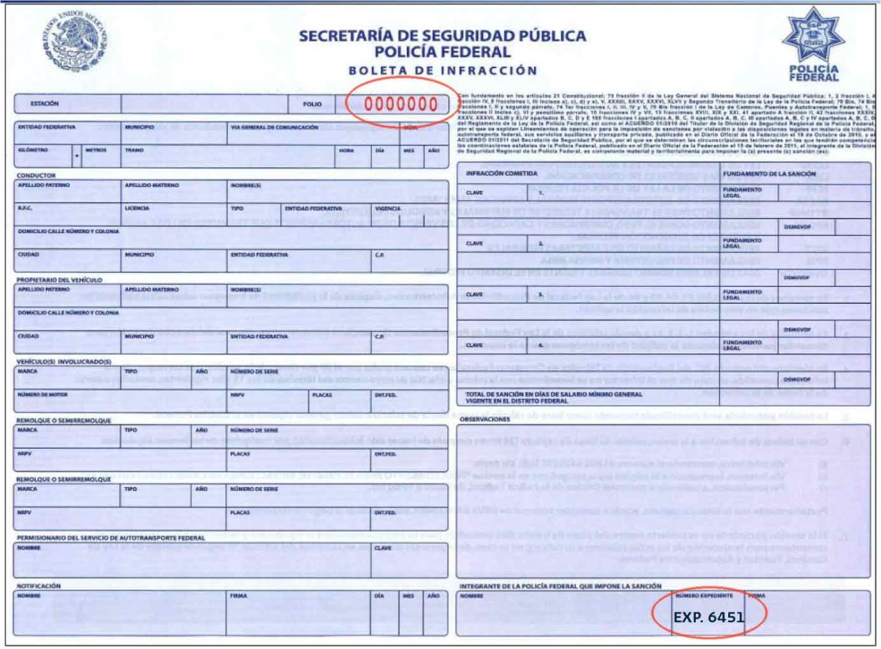 Pago de multas federales