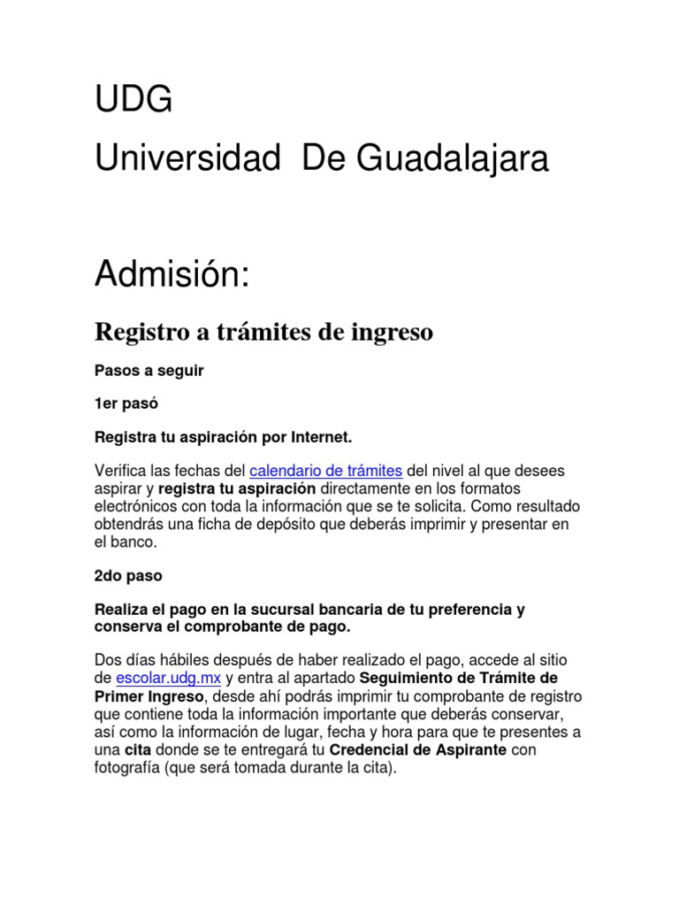 Seguimiento tramite titulo udg
