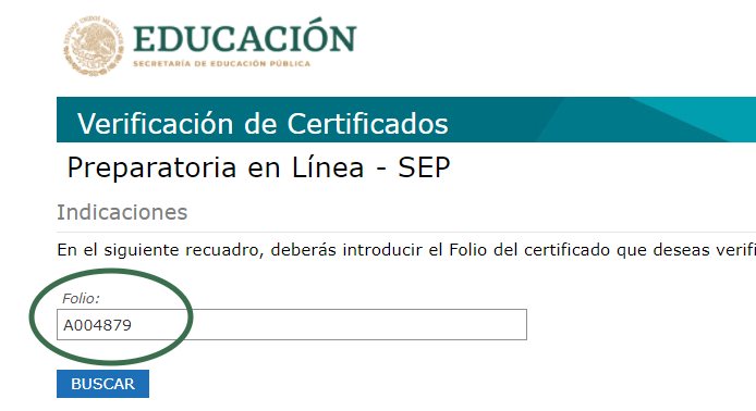 Validacion de certificado