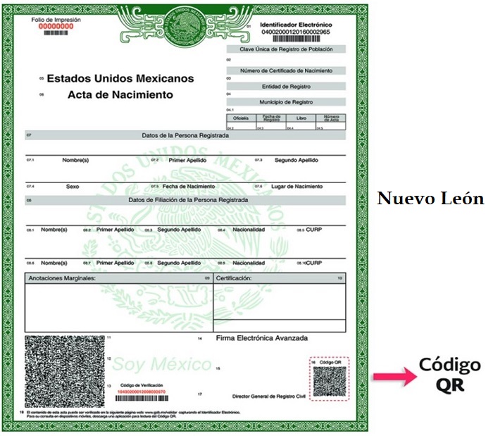 Requisitos para registrar un bebe en nuevo leon