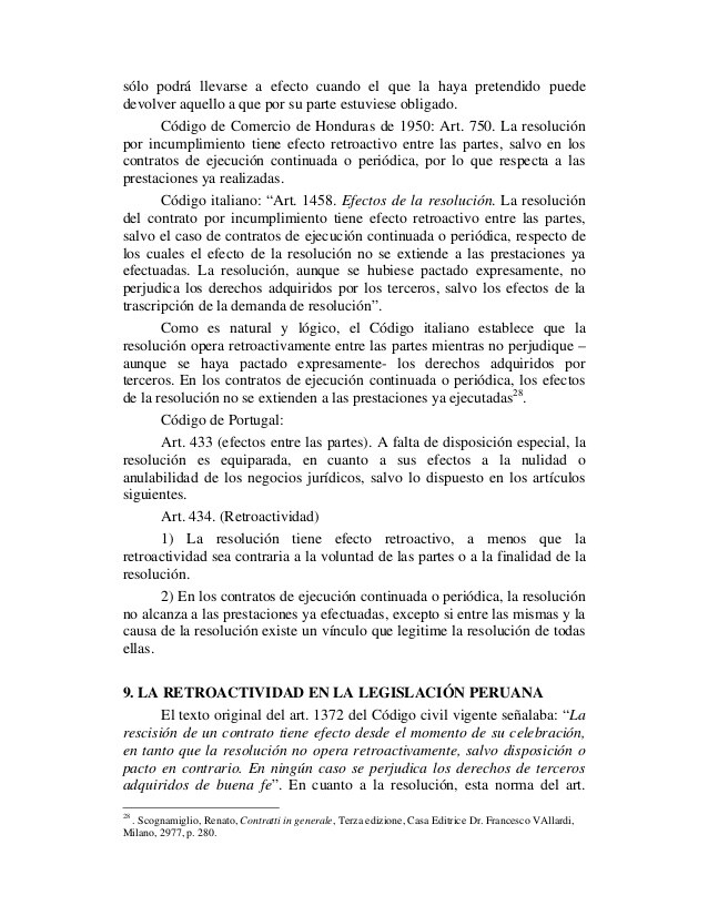 Ejemplo de rescisión de contrato civil