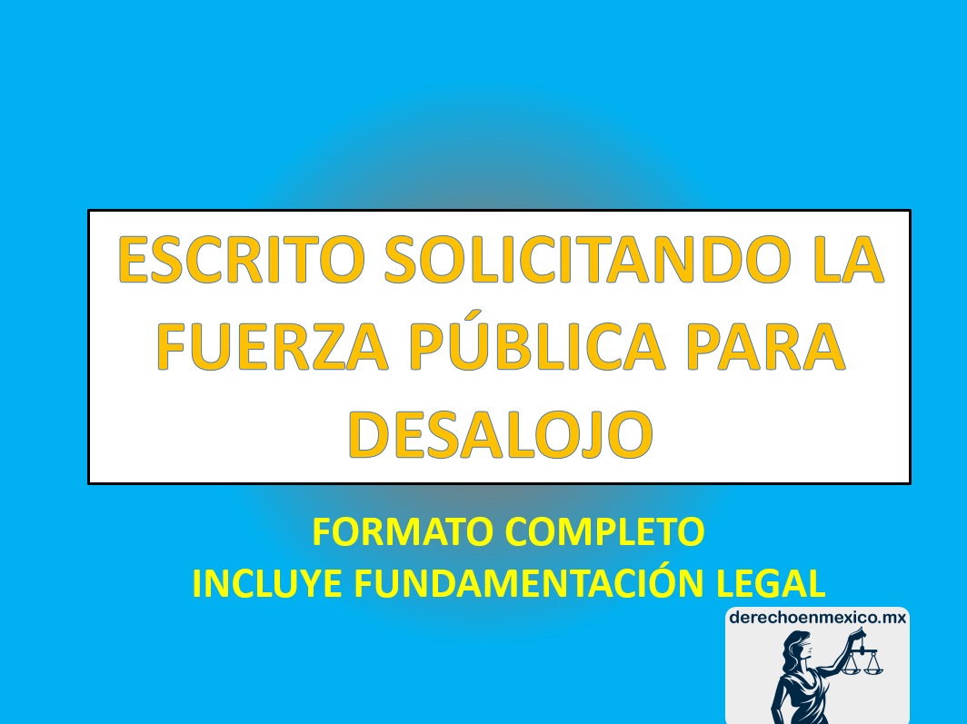 Oficio para solicitar apoyo de seguridad publica